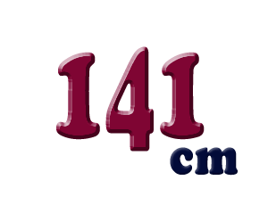 141cm