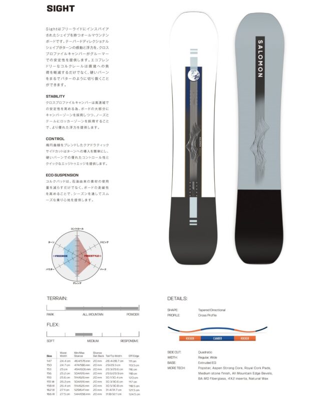 24-25【SALOMON】 SIGHT 150 | ムラサキスポーツの中古