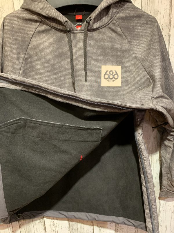 686】【撥水パーカー】20-21 MEN'S WATER PROOF HOODY 〈CHARCOAL WASH 
