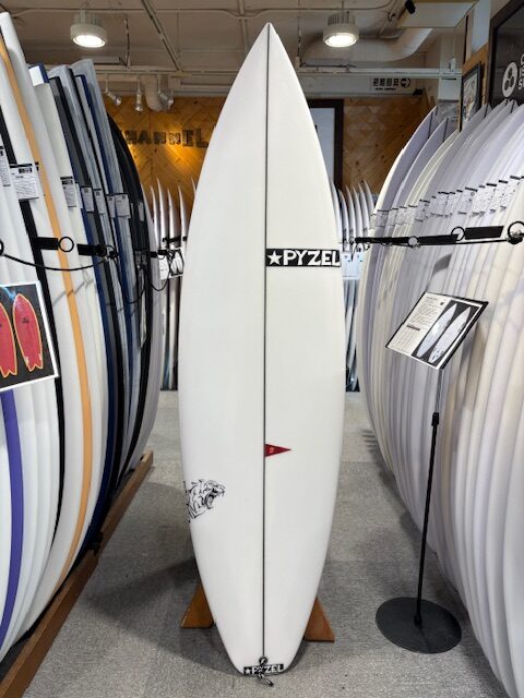 【美品】パイゼル　パワータイガー　5‘10　サーフボード　ショート PYZEL】POWER TIGER 5'10 訳アリ 新品未使用品 | ムラサキ