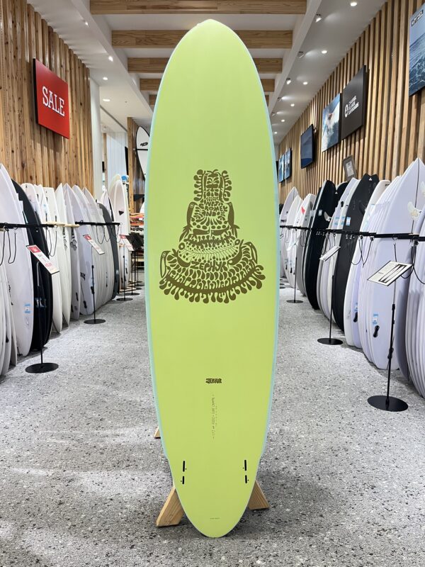 SURF CRIME ファンボード クリーム色 CRIME クライム ZEPHYR ゼファー ソフトボード ミッドボード