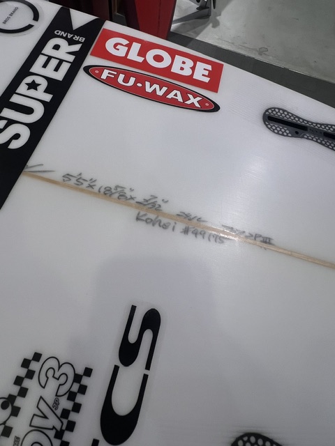 10％OFF+ムラポ10％UP！【SUPER.B】TOY JP3 5'5″ ※粂浩平プロ使用